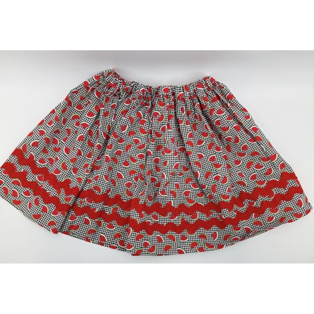 Girls Handmade Watermelon Rick Rack Trim Summer Fun See Pic For Size